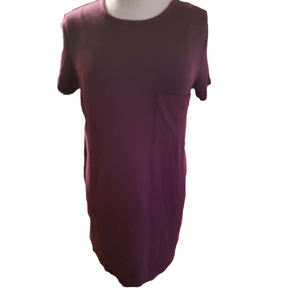 Burgundy dress